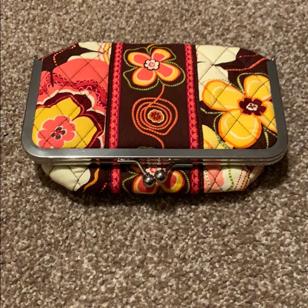 Vera Bradley Kiss Lock Makeup Case